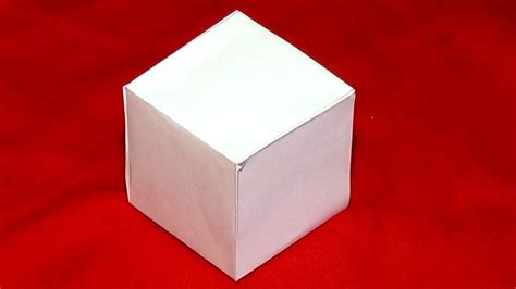 Hacer Un Cubo De Papel Cómo hacer un cubo de papel paso a paso - YouTube